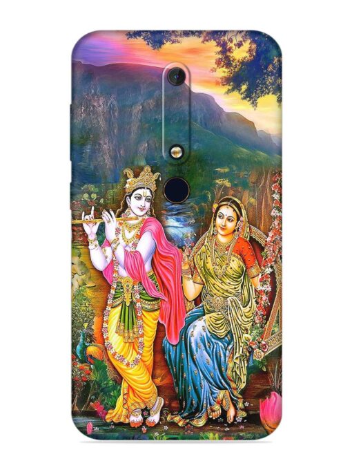 Radha Krishna Painting Soft Silicone Case for Nokia 6.1 Zapvi