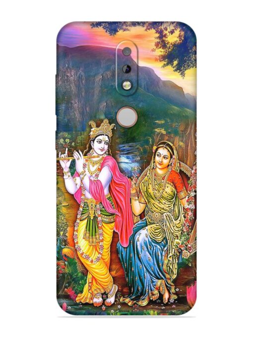 Radha Krishna Painting Soft Silicone Case for Nokia 7.1 Zapvi
