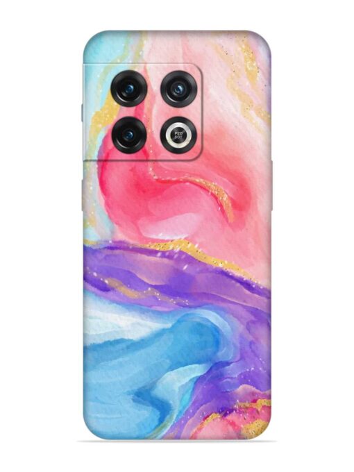 Watercolor Gradient Soft Silicone Case for OnePlus 10 Pro (5G) Zapvi