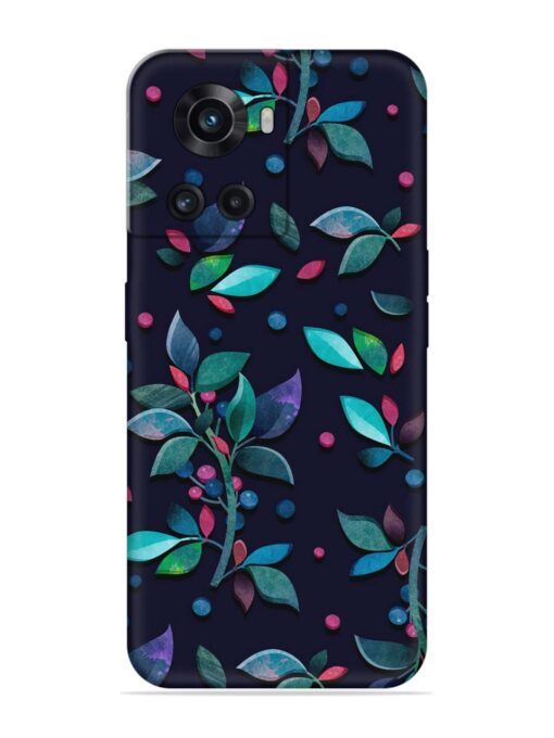 Decorative Watercolor Flower Soft Silicone Case for OnePlus 10R (5G) Zapvi