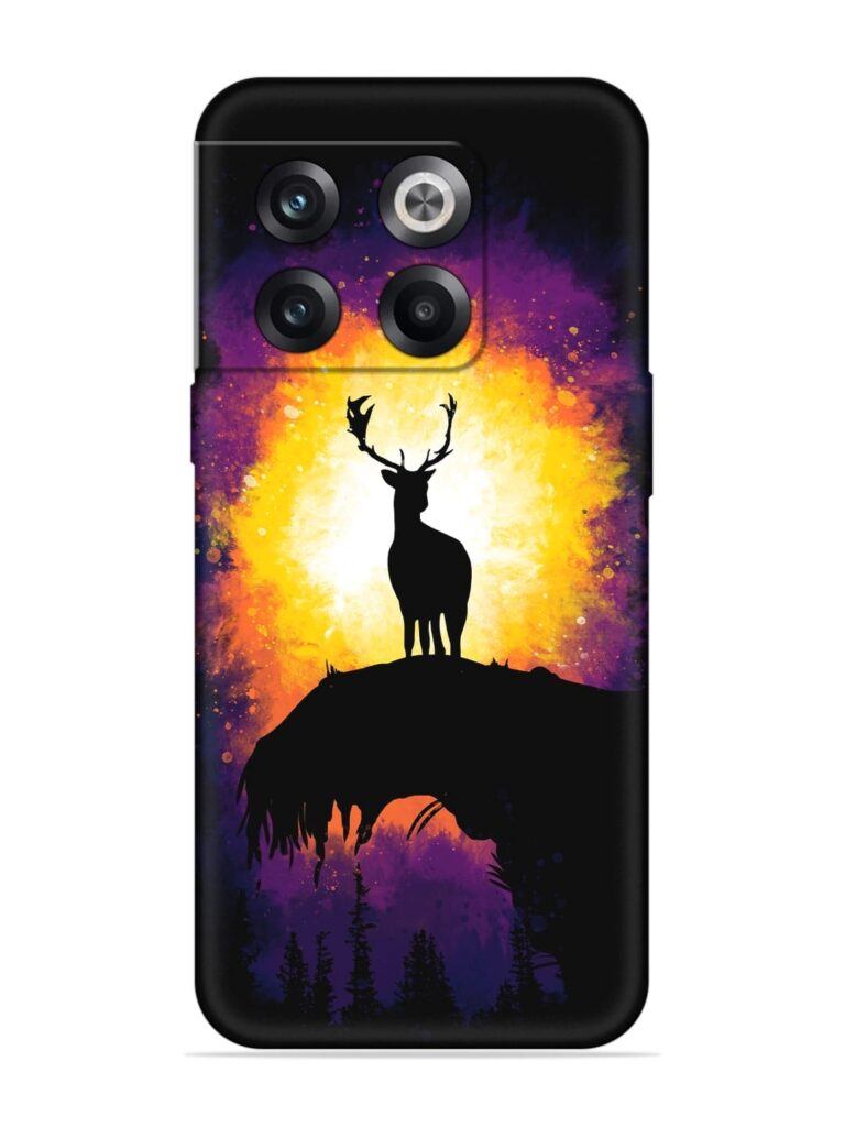 Elk Animal Art Soft Silicone Case for OnePlus 10T (5G) Zapvi