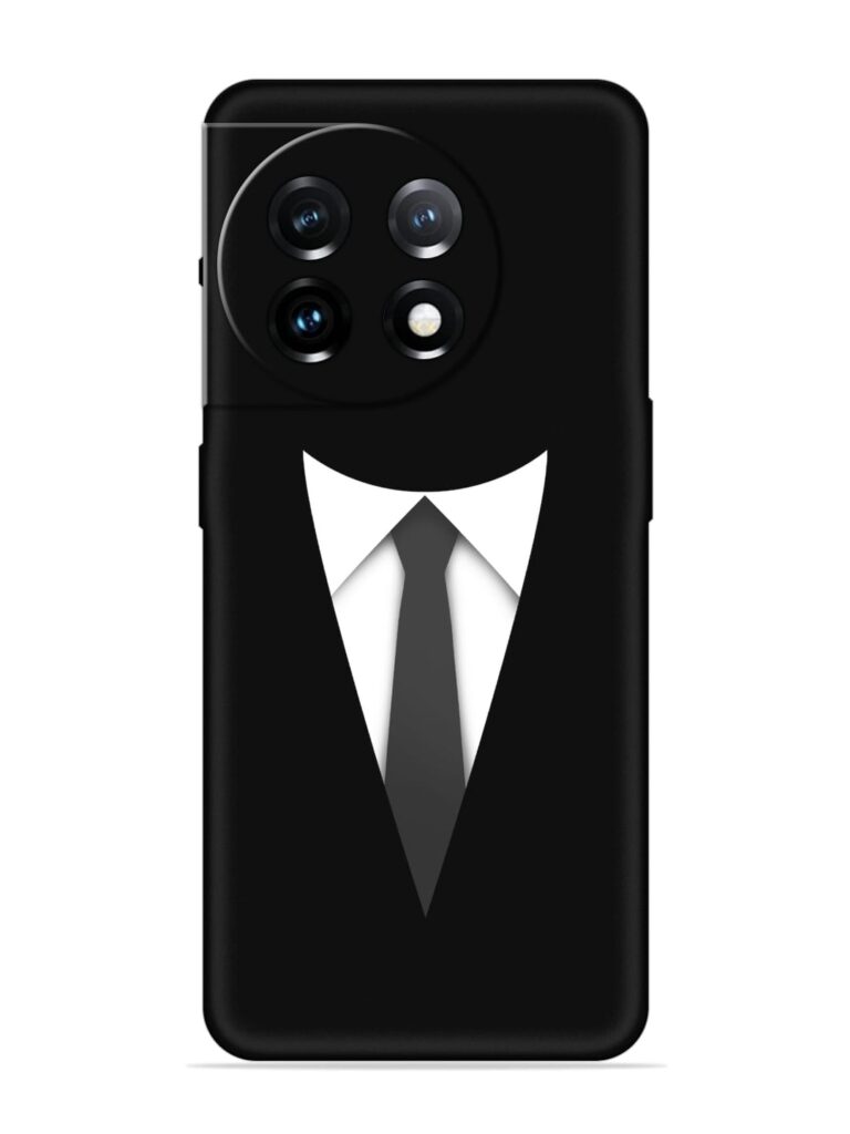 Dark Suit Soft Silicone Case for OnePlus 11 (5G) Zapvi