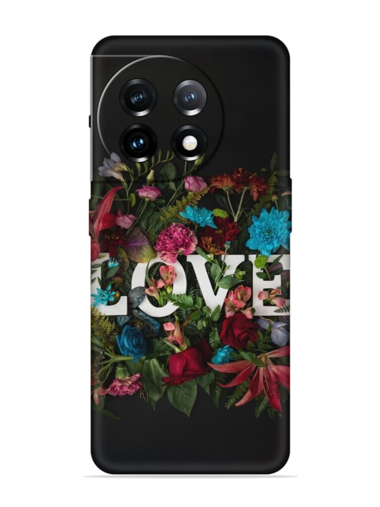 Lover Flower Art Soft Silicone Case for OnePlus 11 (5G) Zapvi