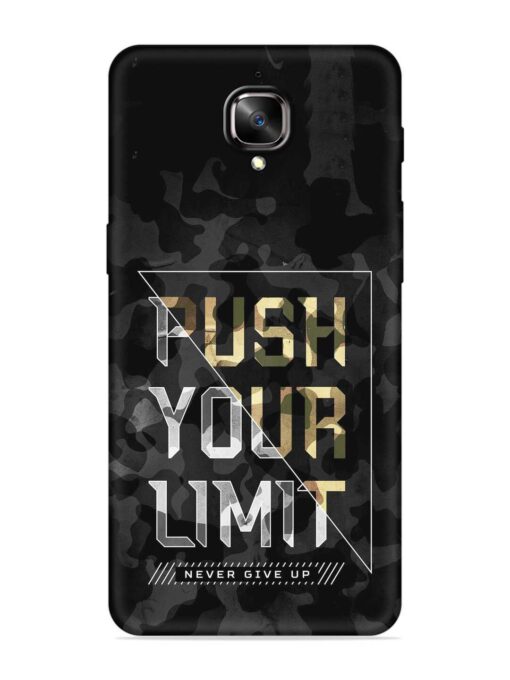 Push Your Limits Soft Silicone Case for OnePlus 3 Zapvi