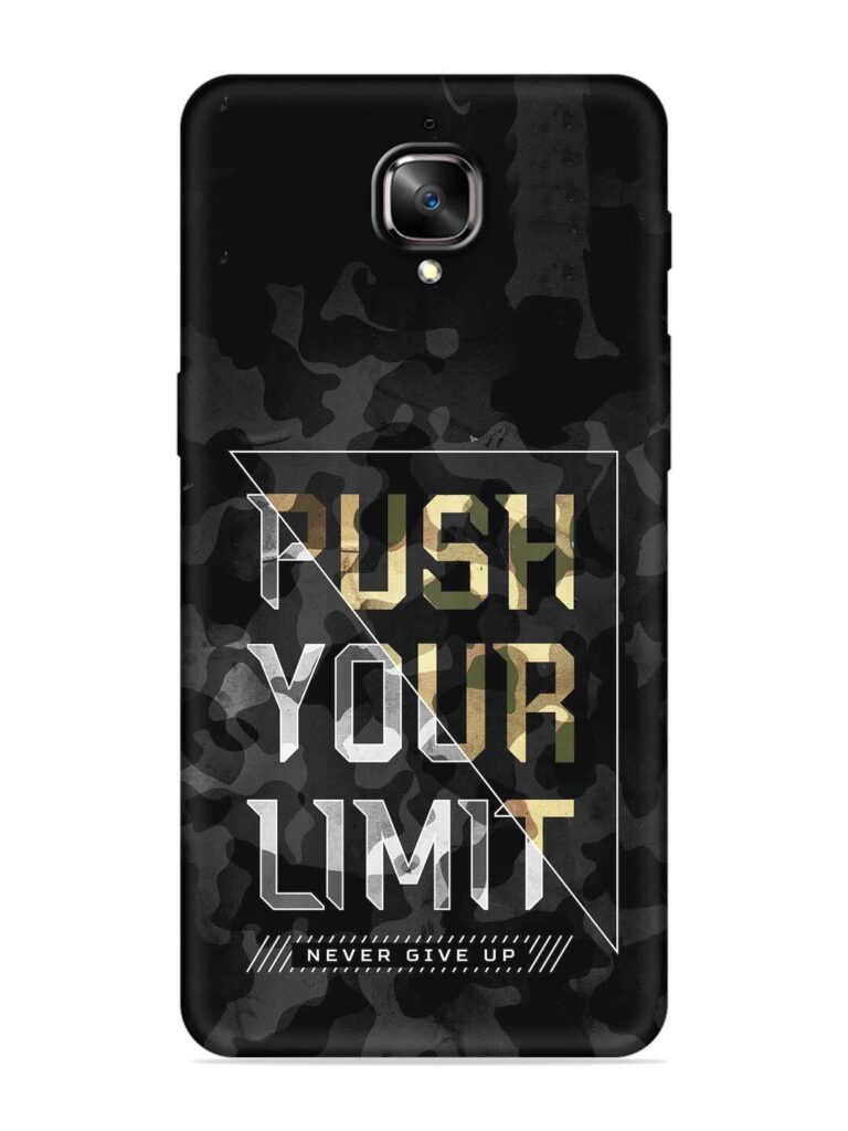 Push Your Limits Soft Silicone Case for OnePlus 3 Zapvi
