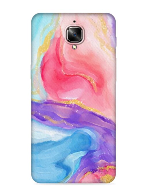Watercolor Gradient Soft Silicone Case for OnePlus 3 Zapvi