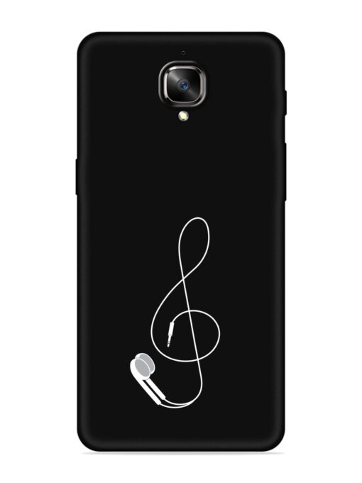 Music Earphone Vector Soft Silicone Case for OnePlus 3 Zapvi
