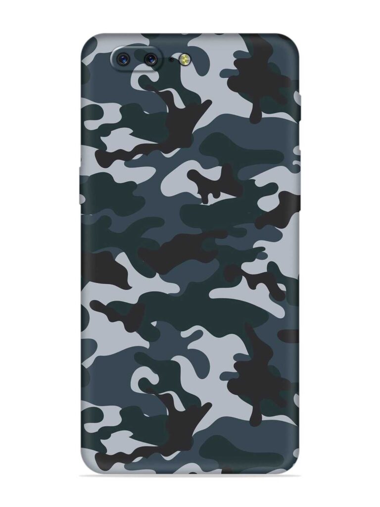 Dark Blue Army Military Art Soft Silicone Case for OnePlus 5 Zapvi