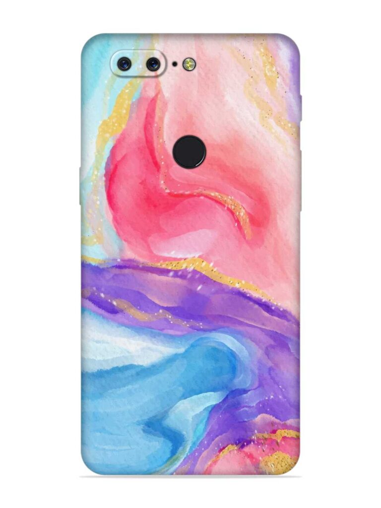 Watercolor Gradient Soft Silicone Case for OnePlus 5T Zapvi