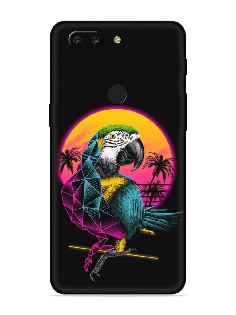 Rad Parrot Soft Silicone Case for OnePlus 5T Zapvi