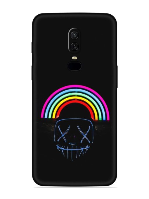 Mask Rainbow Soft Silicone Case for OnePlus 6 Zapvi