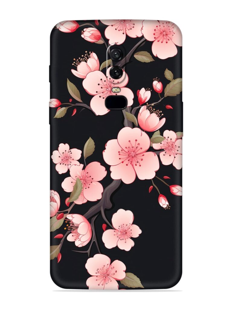 Cherry Blossom Soft Silicone Case for OnePlus 6 Zapvi