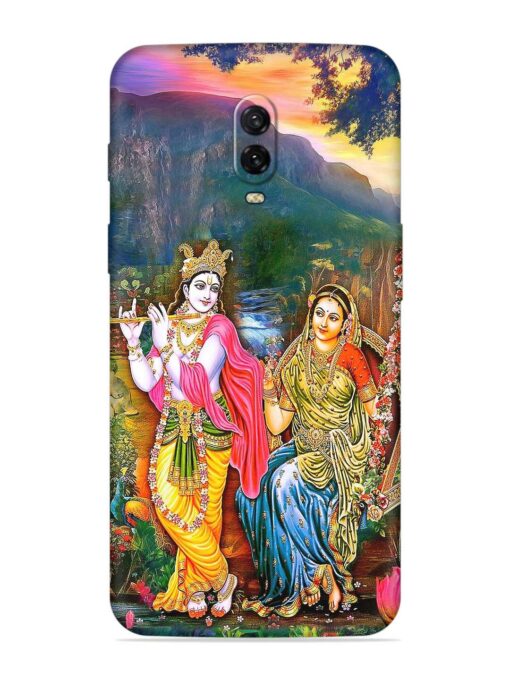 Radha Krishna Painting Soft Silicone Case for OnePlus 6T Zapvi