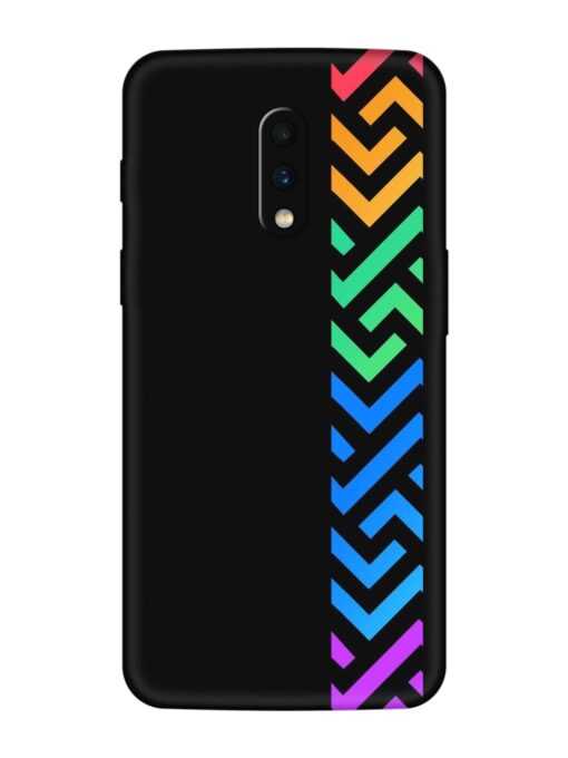Colorshape Stripes Soft Silicone Case for OnePlus 7 Zapvi