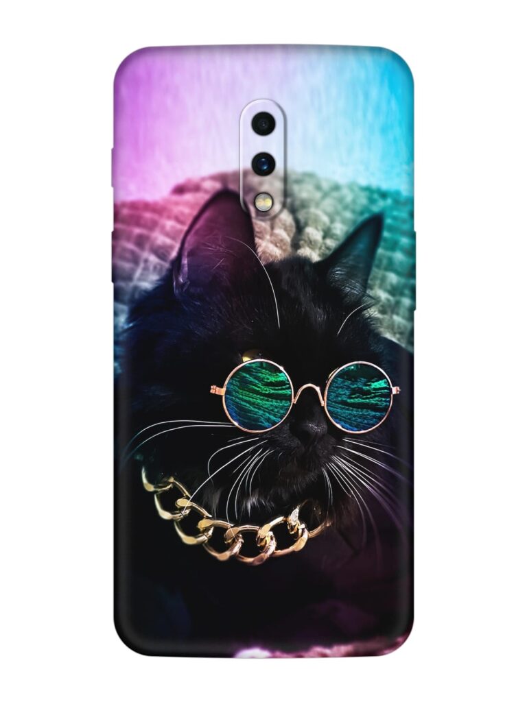 Black Cat Soft Silicone Case for OnePlus 7 Zapvi