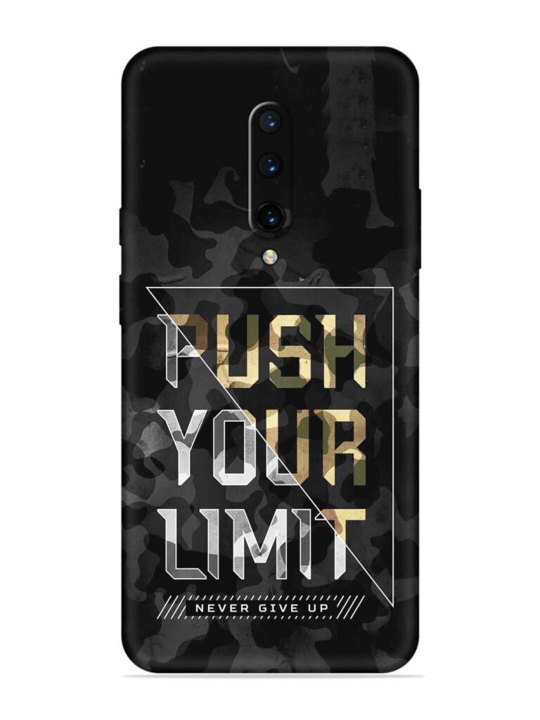 Push Your Limits Soft Silicone Case for OnePlus 7 Pro Zapvi