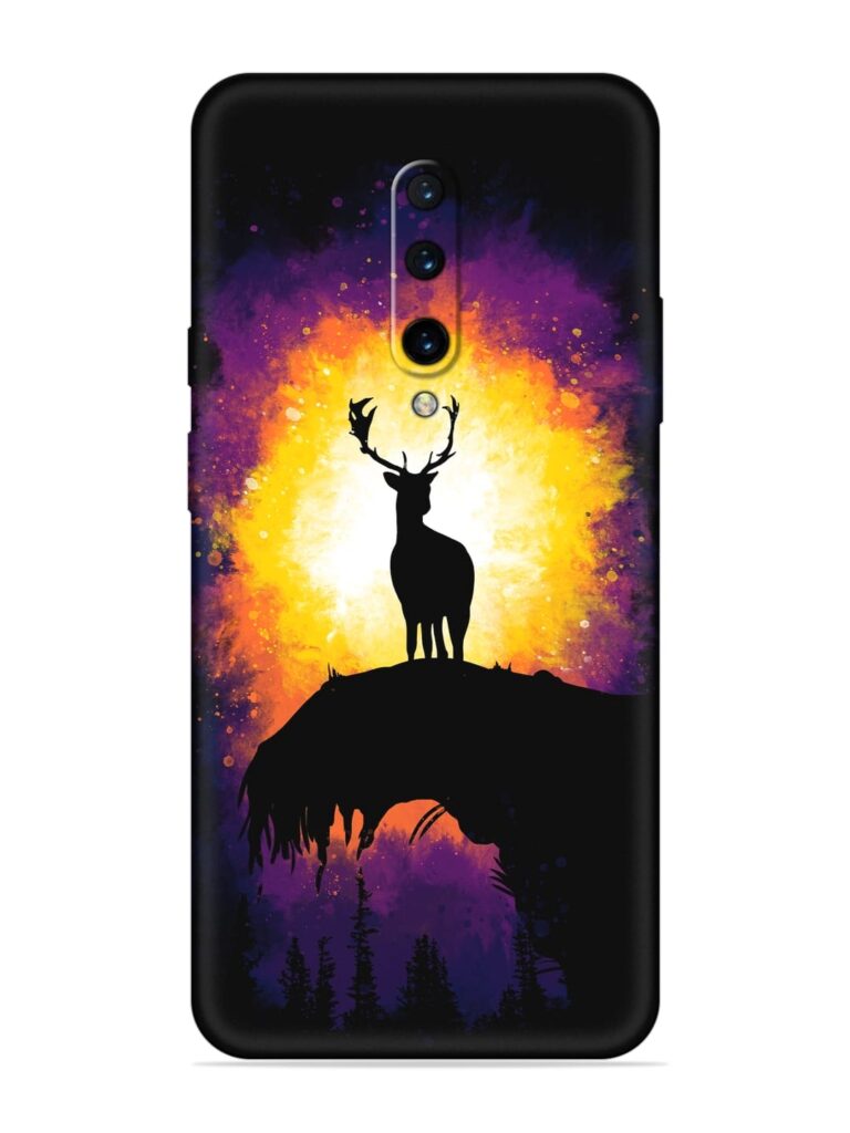 Elk Animal Art Soft Silicone Case for OnePlus 7 Pro Zapvi