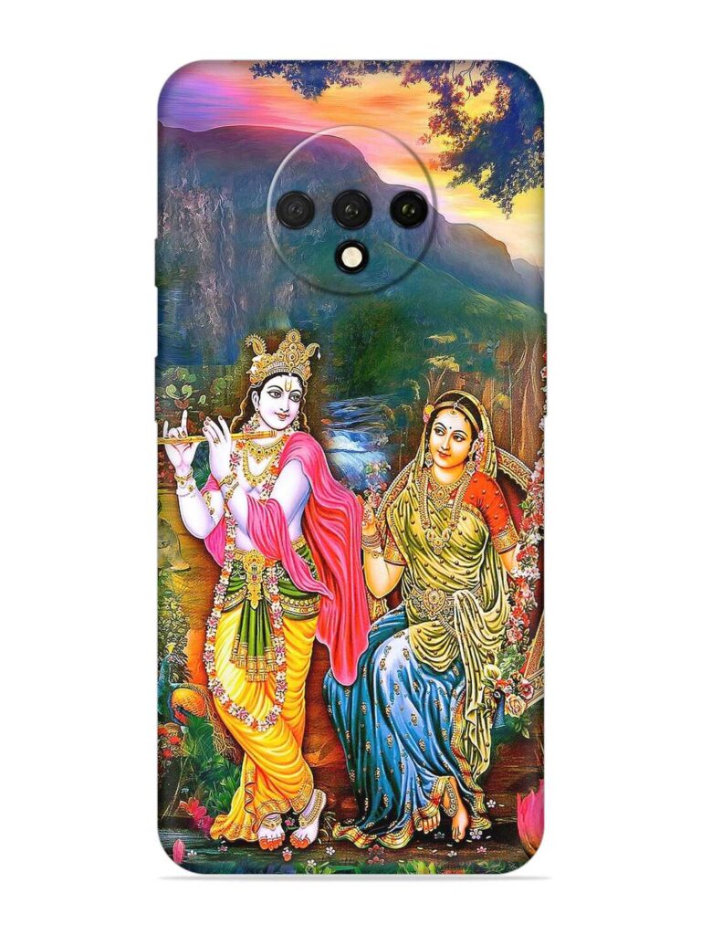 Radha Krishna Painting Soft Silicone Case for OnePlus 7T Zapvi