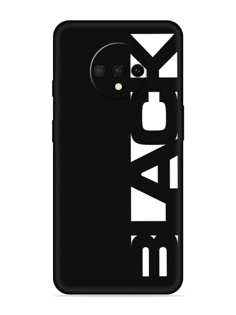 Black Typo Soft Silicone Case for OnePlus 7T Zapvi