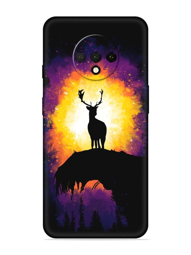 Elk Animal Art Soft Silicone Case for OnePlus 7T Zapvi