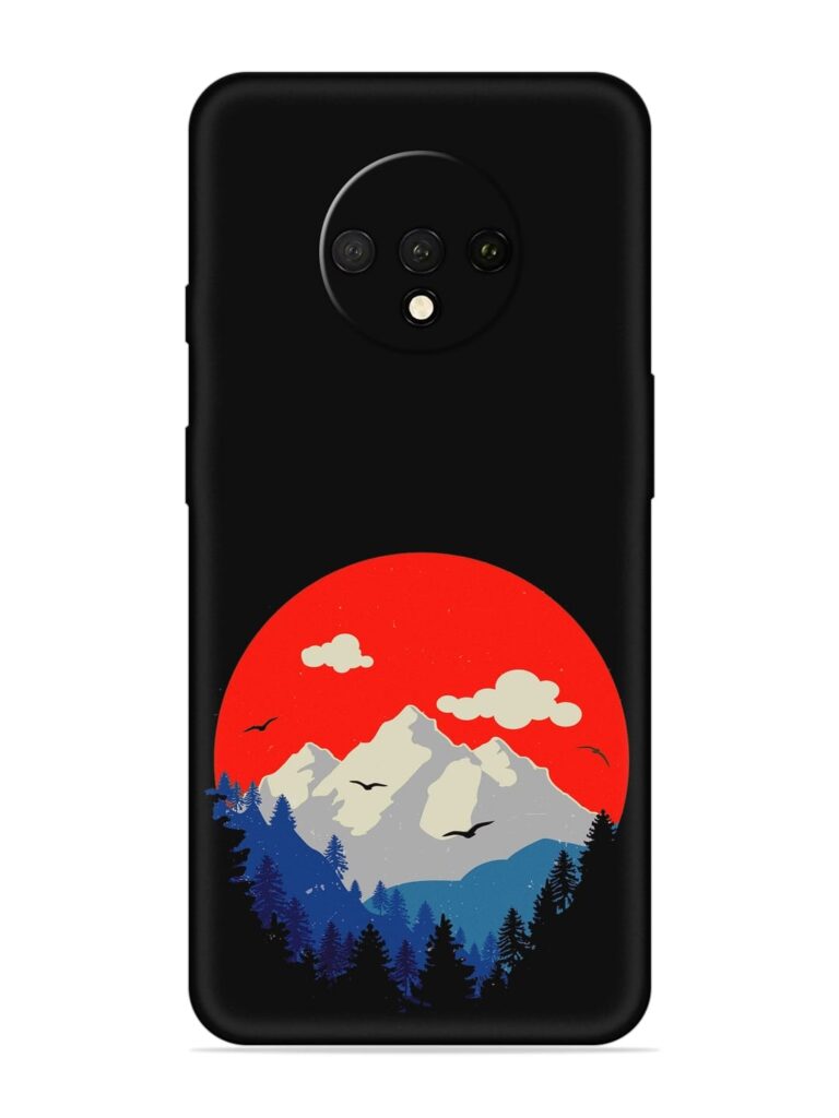 Mountain Abstract Soft Silicone Case for OnePlus 7T Zapvi