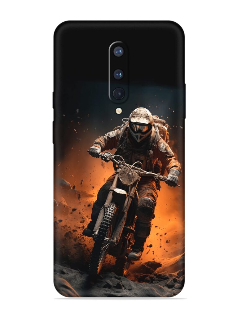 Motorcycle Stunt Art Soft Silicone Case for OnePlus 8 Zapvi