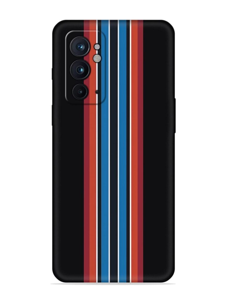 Vertical Strips Soft Silicone Case for OnePlus 9RT (5G) Zapvi