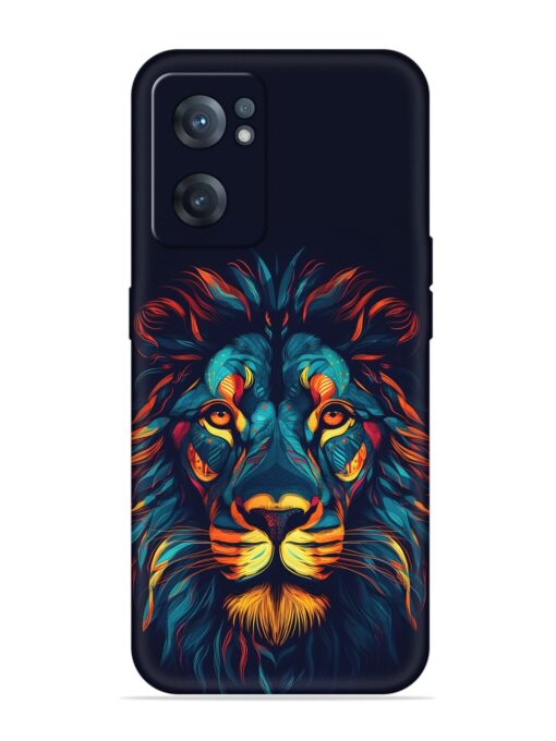 Colorful Lion Soft Silicone Case for OnePlus Nord CE 2 (5G) Zapvi