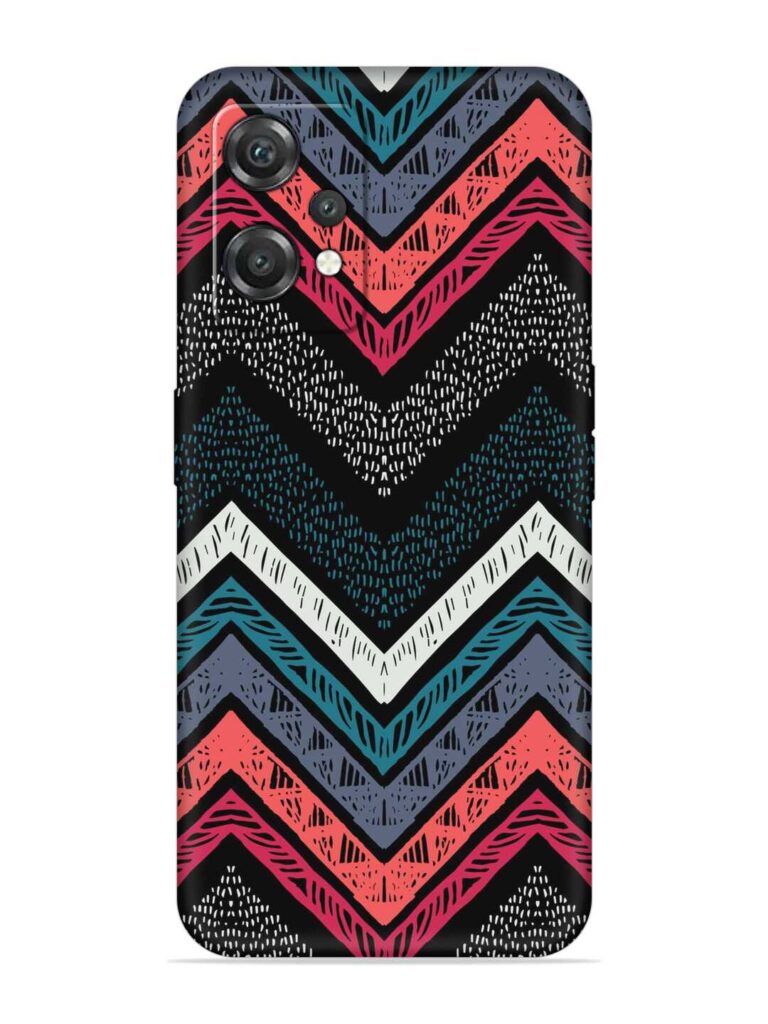 Handmade Stripes Bright Soft Silicone Case for OnePlus Nord CE 2 Lite (5G) Zapvi