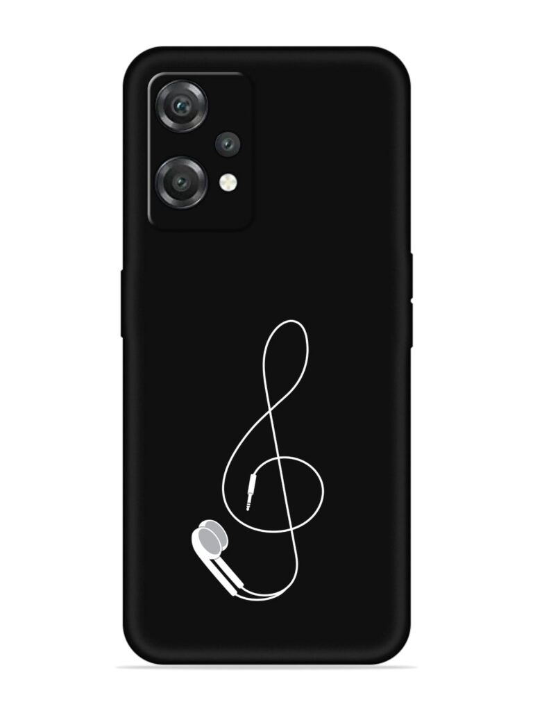 Music Earphone Vector Soft Silicone Case for OnePlus Nord CE 2 Lite (5G) Zapvi