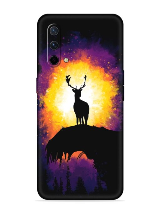 Elk Animal Art Soft Silicone Case for OnePlus Nord CE (5G) Zapvi