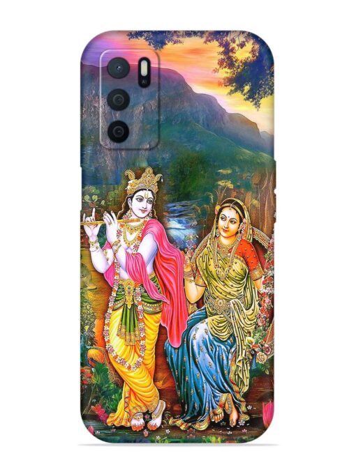 Radha Krishna Painting Soft Silicone Case for Oppo A16 Zapvi