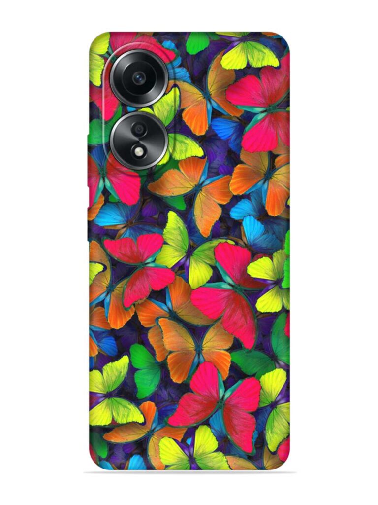 Colors Rainbow Pattern Soft Silicone Case for Oppo A38 Zapvi