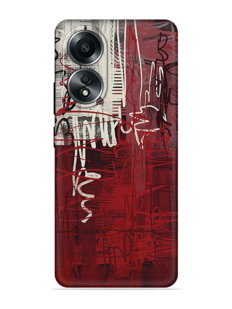 Abstract Background Art Soft Silicone Case for Oppo A38 Zapvi