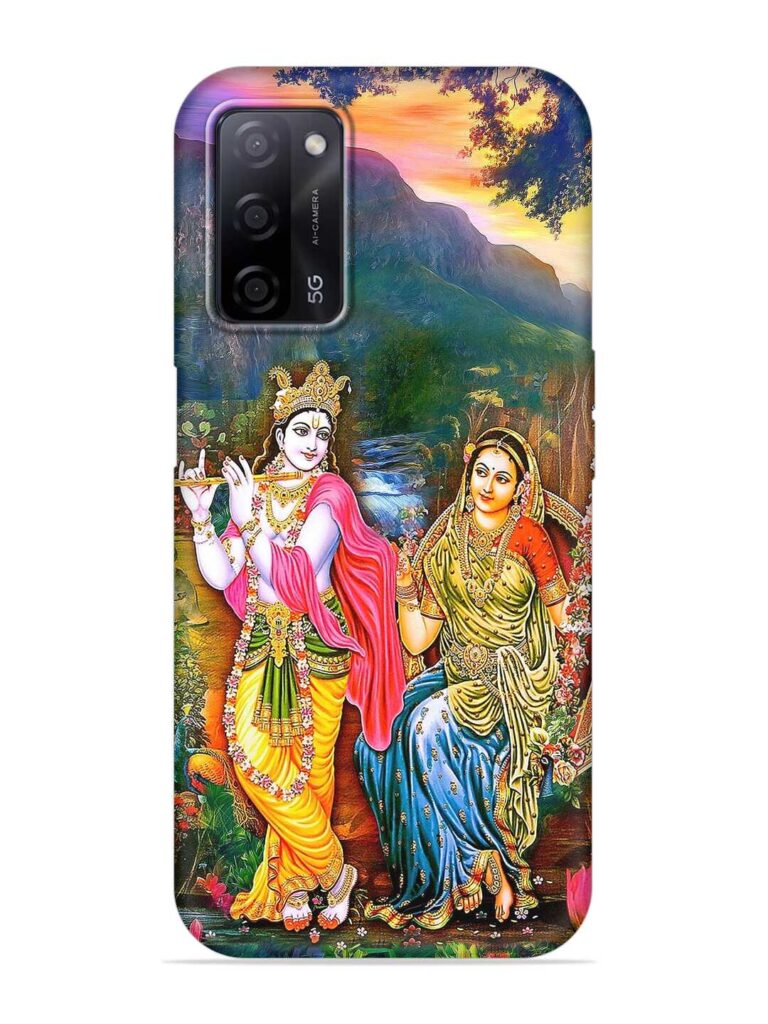 Radha Krishna Painting Soft Silicone Case for Oppo A53S (5G) Zapvi