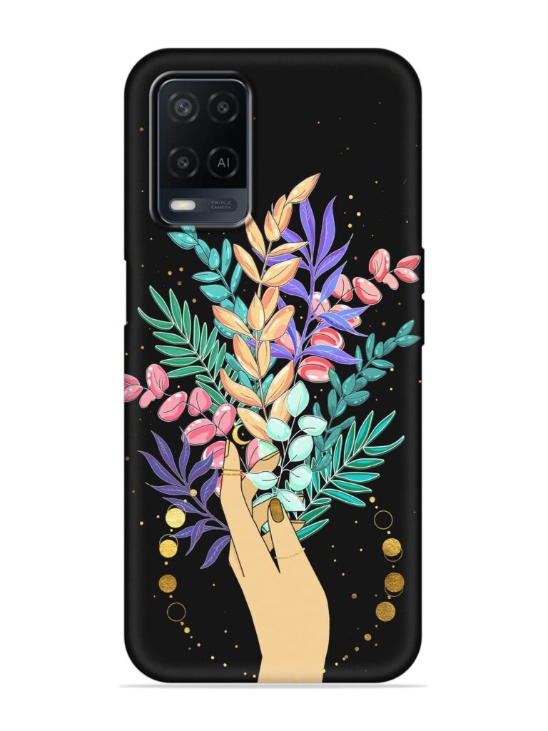 Just Flora Ii Soft Silicone Case for Oppo A54 Zapvi