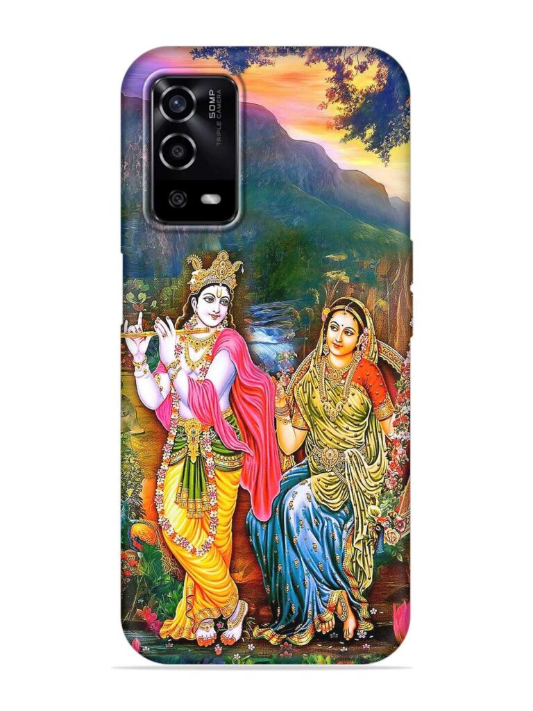 Radha Krishna Painting Soft Silicone Case for Oppo A55 Zapvi