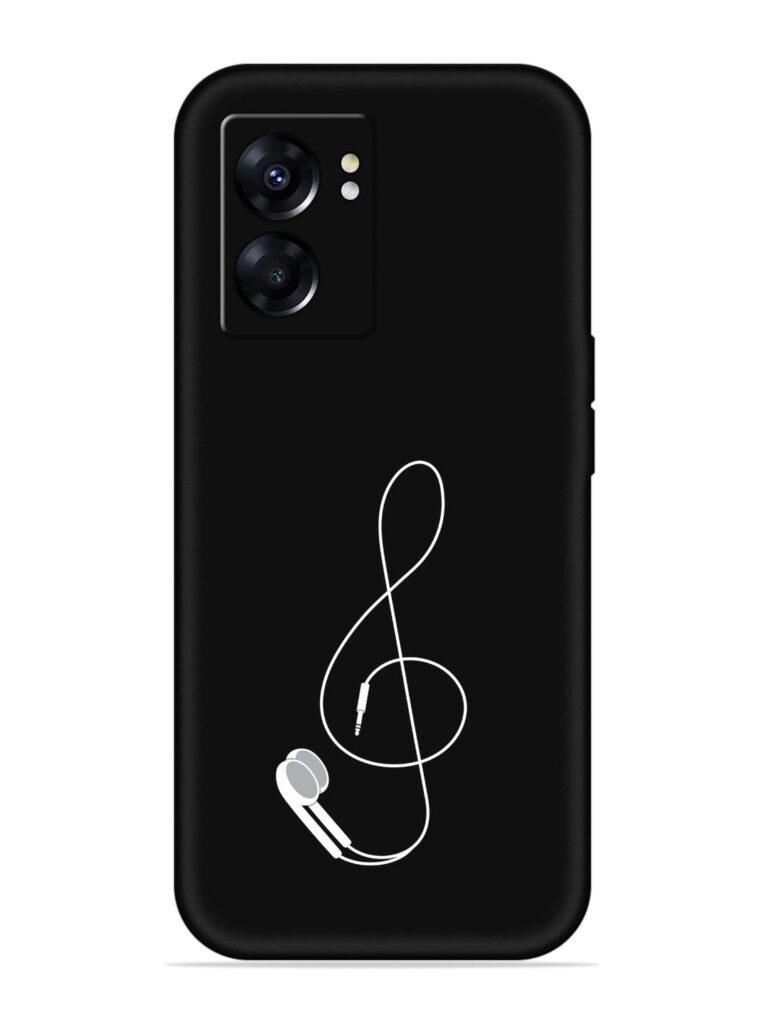 Music Earphone Vector Soft Silicone Case for Oppo A57 (5G) Zapvi