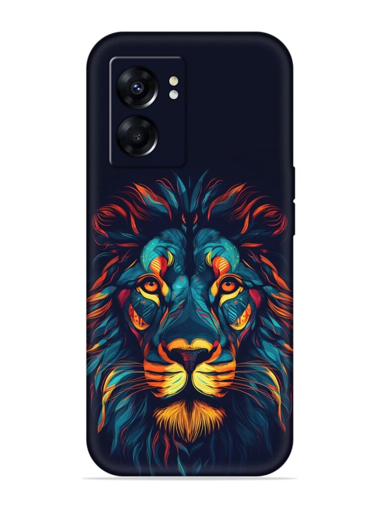 Colorful Lion Soft Silicone Case for Oppo A57 (5G) Zapvi