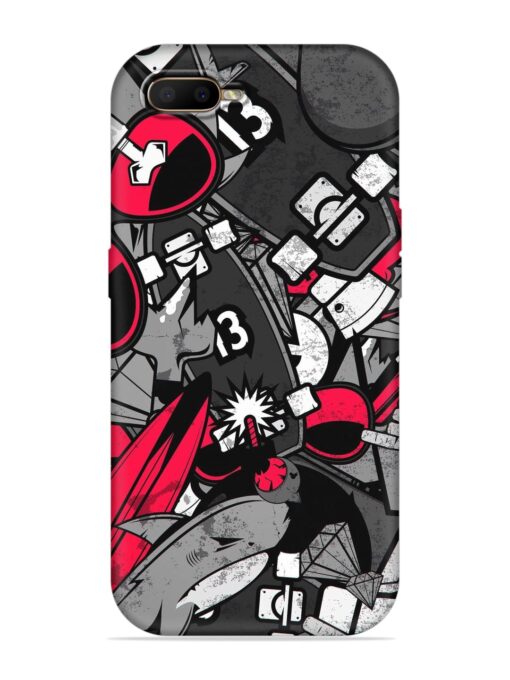 Fictional Doodle Soft Silicone Case for Oppo A5s Zapvi