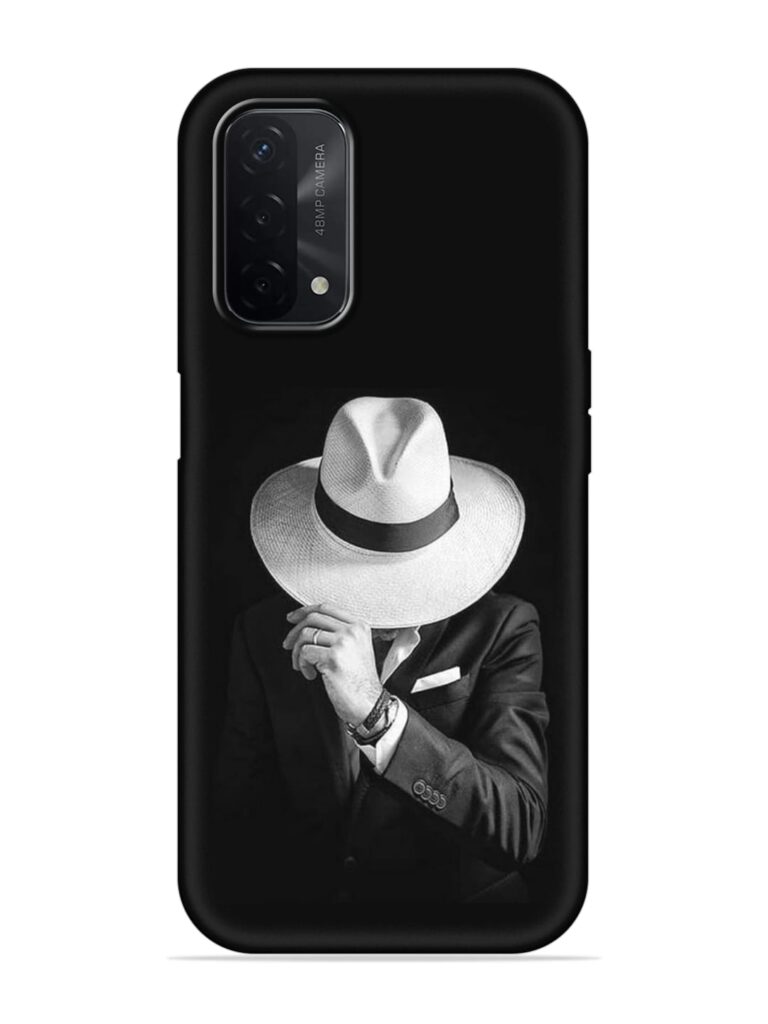 Men Under Hat Soft Silicone Case for Oppo A74 (5G) Zapvi