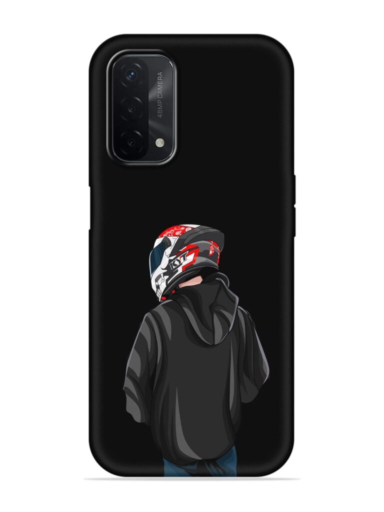Motorcycle Rider Soft Silicone Case for Oppo A74 (5G) Zapvi