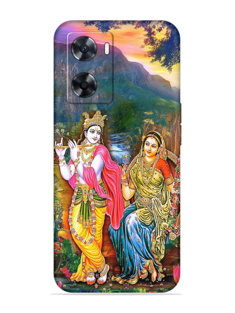 Radha Krishna Painting Soft Silicone Case for Oppo A77 Zapvi