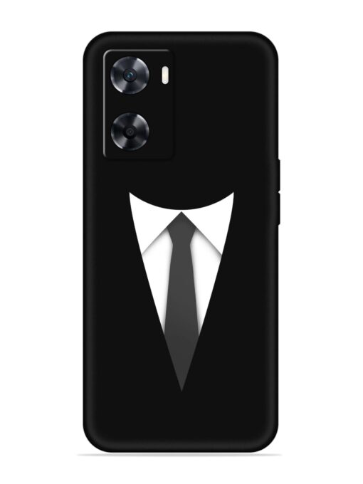 Dark Suit Soft Silicone Case for Oppo A77 Zapvi
