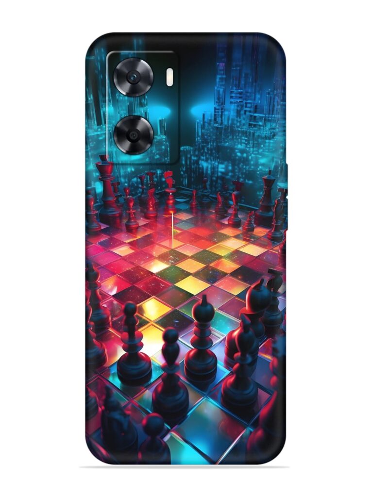 Chess Table Soft Silicone Case for Oppo A77 Zapvi
