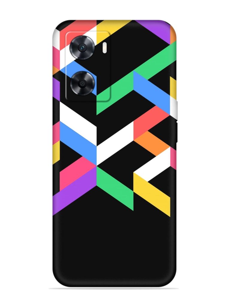 Colorshape Abstarct Soft Silicone Case for Oppo A77s Zapvi