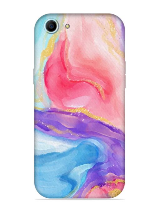 Watercolor Gradient Soft Silicone Case for Oppo A83 Zapvi