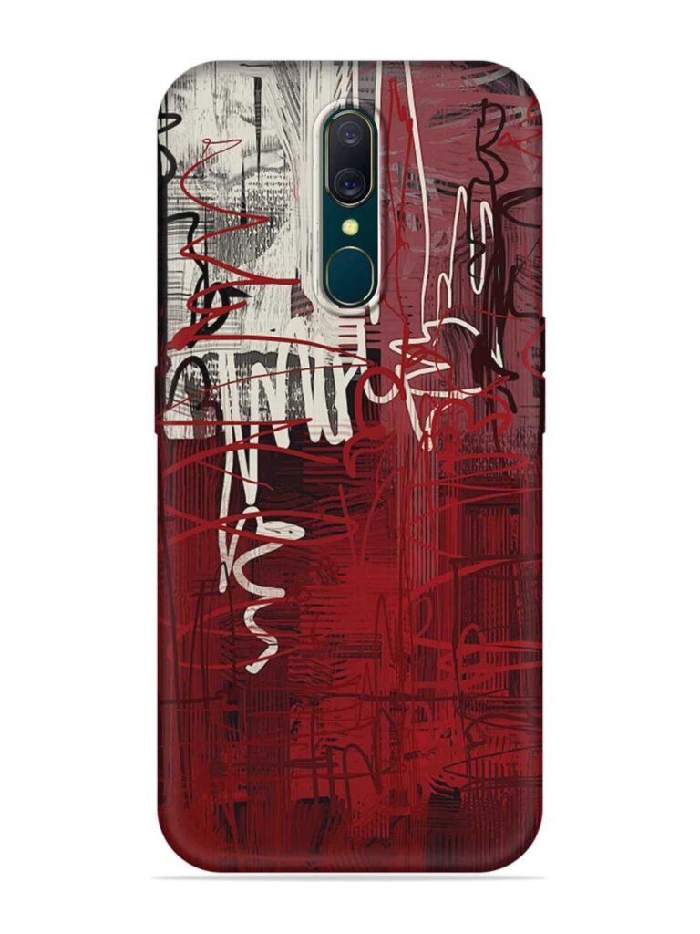 Abstract Background Art Soft Silicone Case for Oppo A9 Zapvi