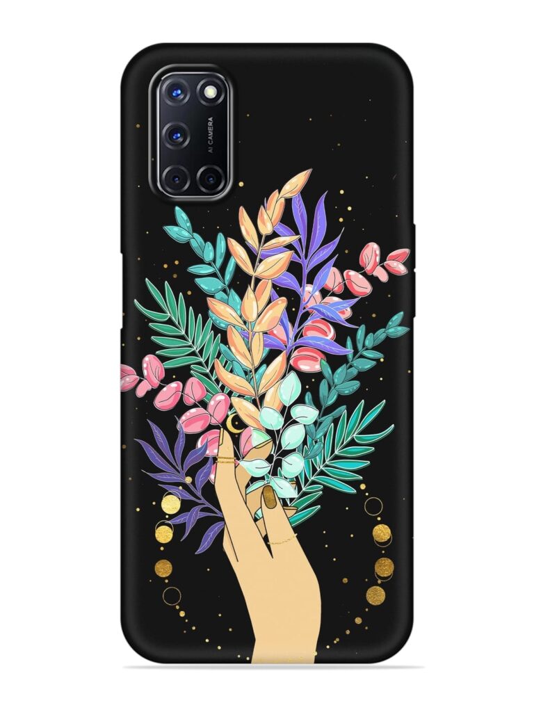 Just Flora Ii Soft Silicone Case for Oppo A92 Zapvi