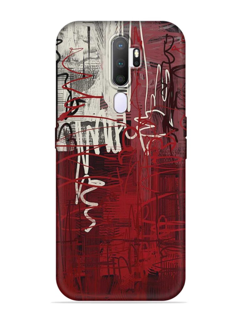 Abstract Background Art Soft Silicone Case for Oppo A9 (2020) Zapvi
